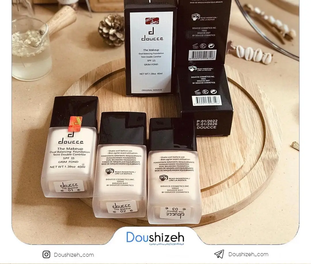 کرم پودر دوسه شیشه تخت Doucce