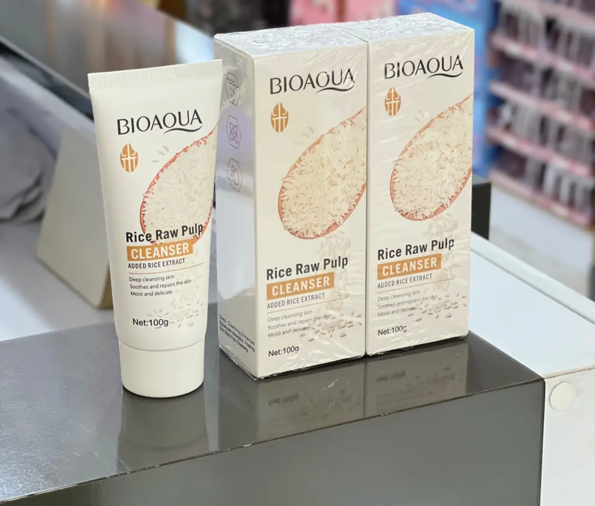 فوم شوینده عصاره برنج بیوآکوا BIOAQUA