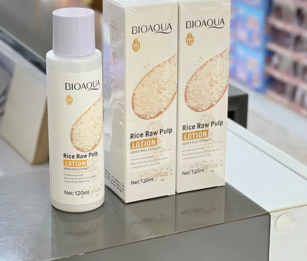 لوسیون بدن عصاره برنج بیوآکوا BIOAQUA
