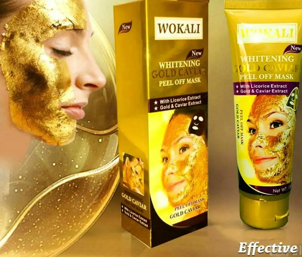 ماسک تیوپی طلا و خاویار وکالی WOKALI