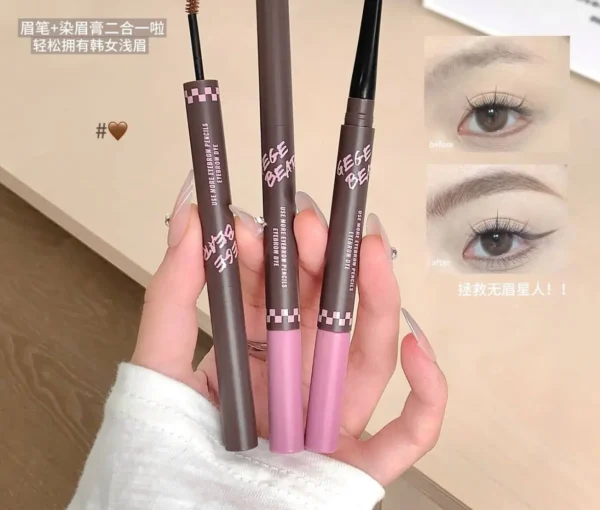 مداد و ریمل ابرو 1512 دوطرفه GeGe Bear